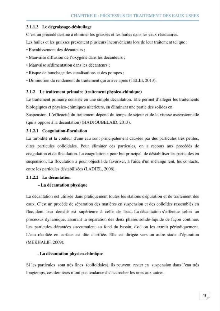 Etude des performances d\'une station d\'épuration des eaux usées