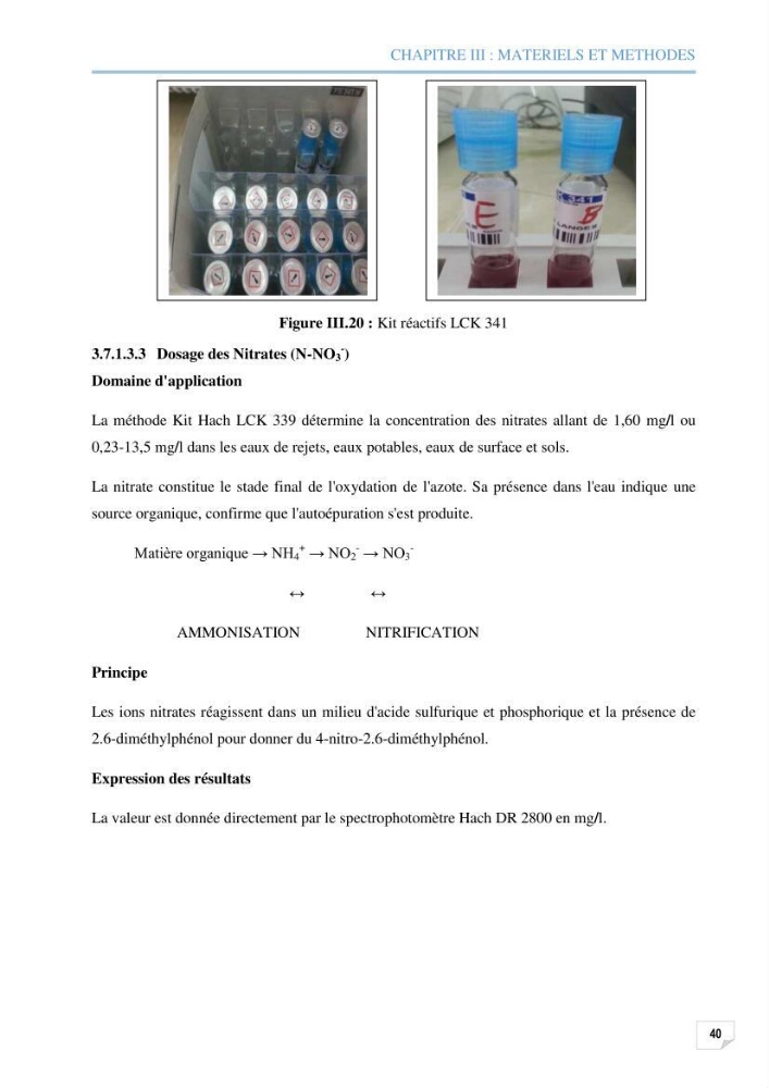 Etude des performances d\'une station d\'épuration des eaux usées