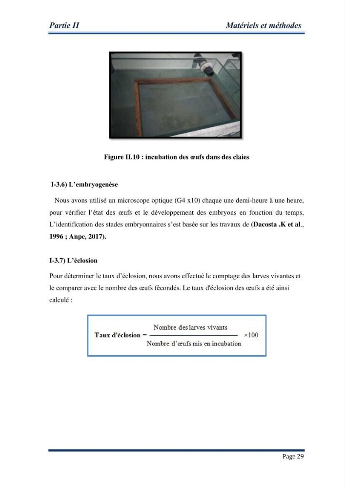 Maitrise de la reproduction artificielle et étude comparative de la croissance du poisson-chat africain Clarias gariepinus (Bruchell,1822 ) selon trois formules d\'aliments