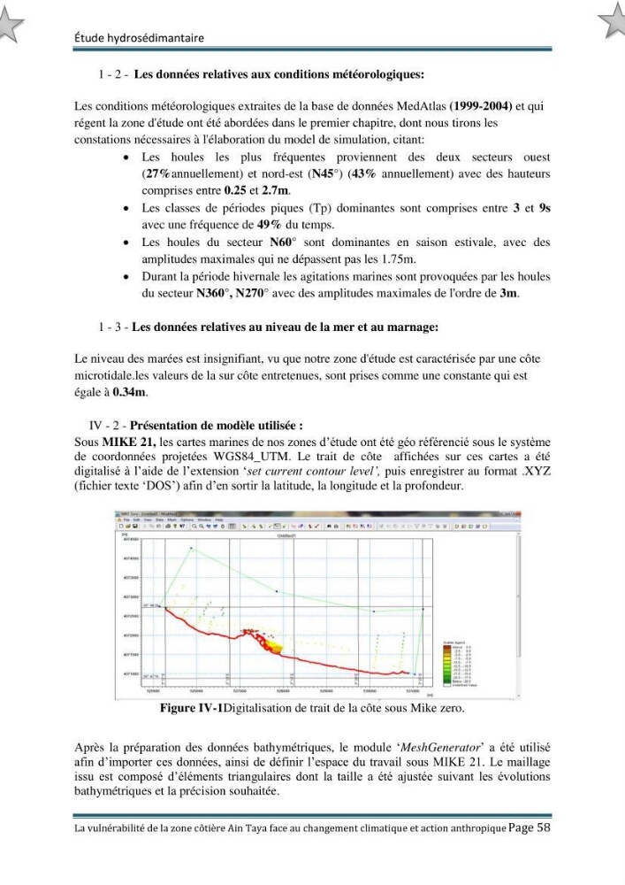 La vulnérabilité de la zone côtière de Ain Taya ( Alger Esr) faces aux changements climatiques et actions anthropiques