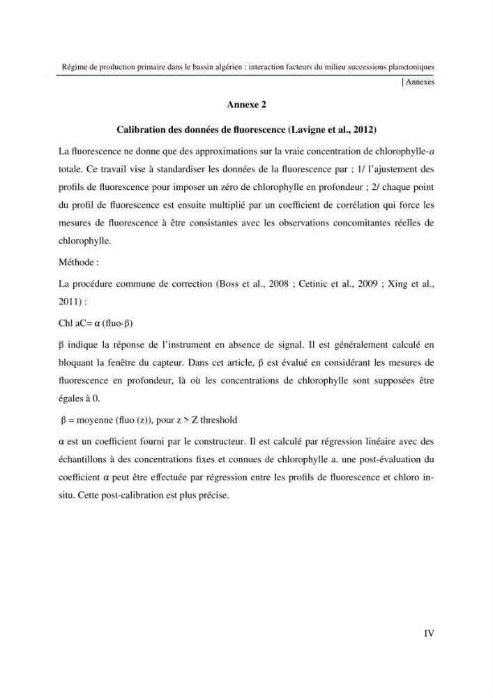 Régime de production primaire dans le bassin algérien interaction facteurs du milieu successions planctoniques