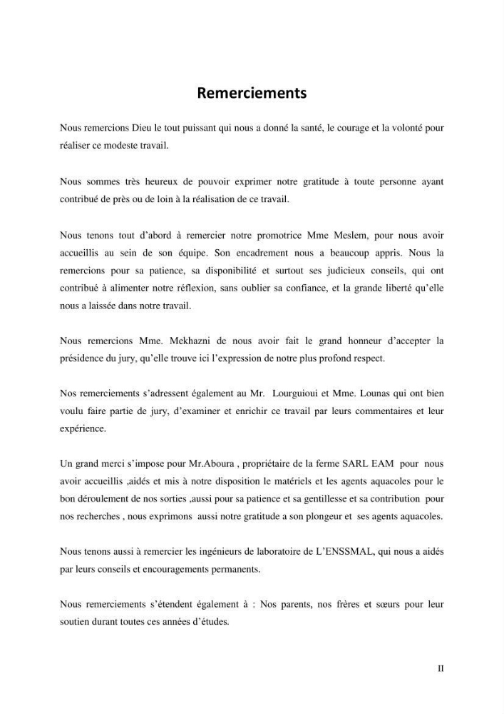 Etude de la croissance de Mytilus galloprovincialis (Lamarrck,1819) à Ain tagourait, Tipaza: