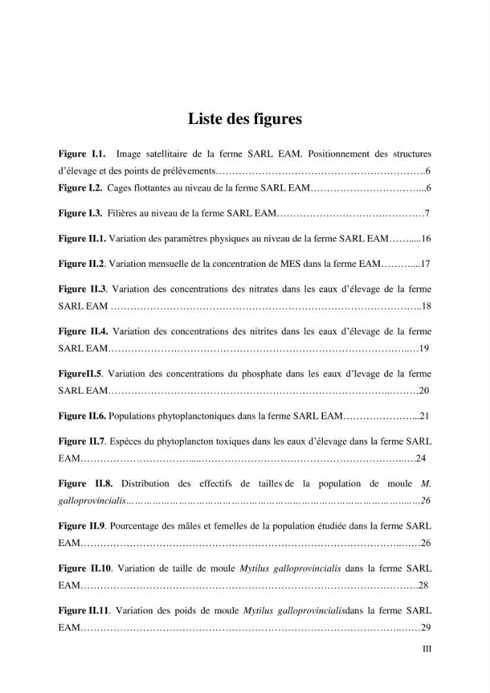 Etude de la croissance de Mytilus galloprovincialis (Lamarrck,1819) à Ain tagourait, Tipaza: