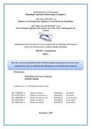 Etat de l’art de la quantification de l’évolution spatio-temporelle du trait de côte: comparaison entre la méthode des polygones et la méthode des transects