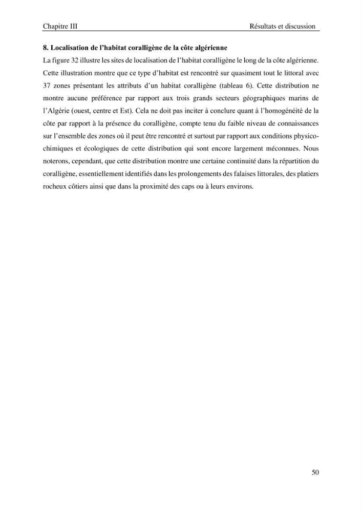 Contribution a la connaissance de la faune associée à l\'écosystème coralligène de la côte Algérienne:
