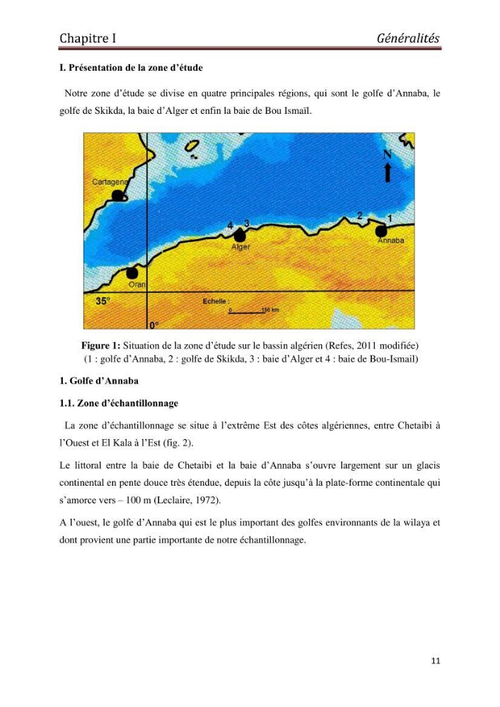 Biométrie de la daurade royale (Sparus aurata linné,1758),étude comparative entre quatre régions: golf d\'Annaba,golf de Skikda,baie d\'Alger et baie de Bou-Ismail