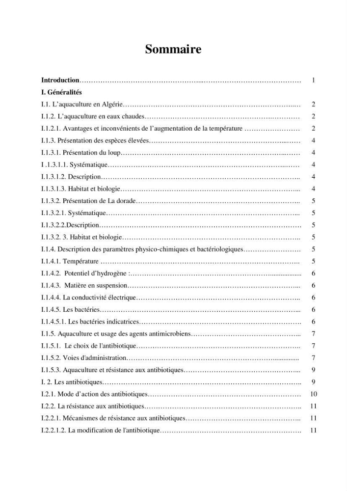 L\'évaluation de la résistance aux antibiotiques chez les bactéries à Gram négatif isolées au niveau de la ferme piscicole marine ONDPA Cap Djinet wilaya de Boumerdes: