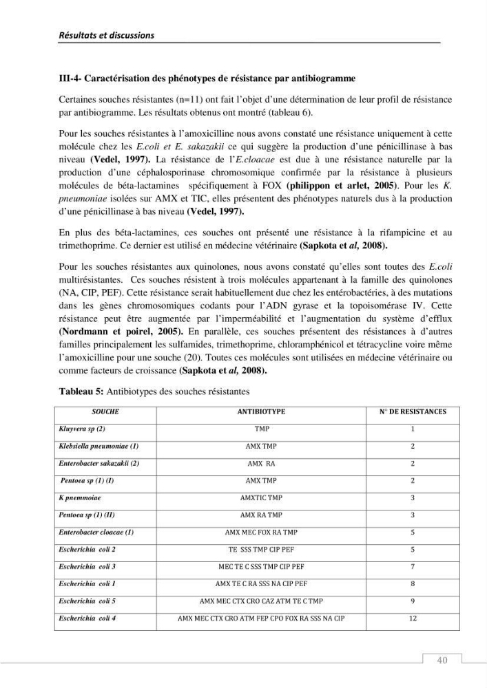 L\'évaluation de la résistance aux antibiotiques chez les bactéries à Gram négatif isolées au niveau de la ferme piscicole marine ONDPA Cap Djinet wilaya de Boumerdes: