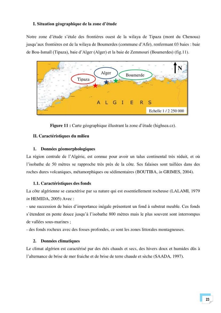 Bilan des échouages de cetacés dans le centre Algérien