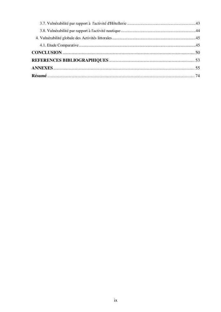 Evaluation de la vulnérabilité socio-économique du secteur de la pêche face à une pollution potentielle par les hydrocarbures dans la baie de Bou-Ismail