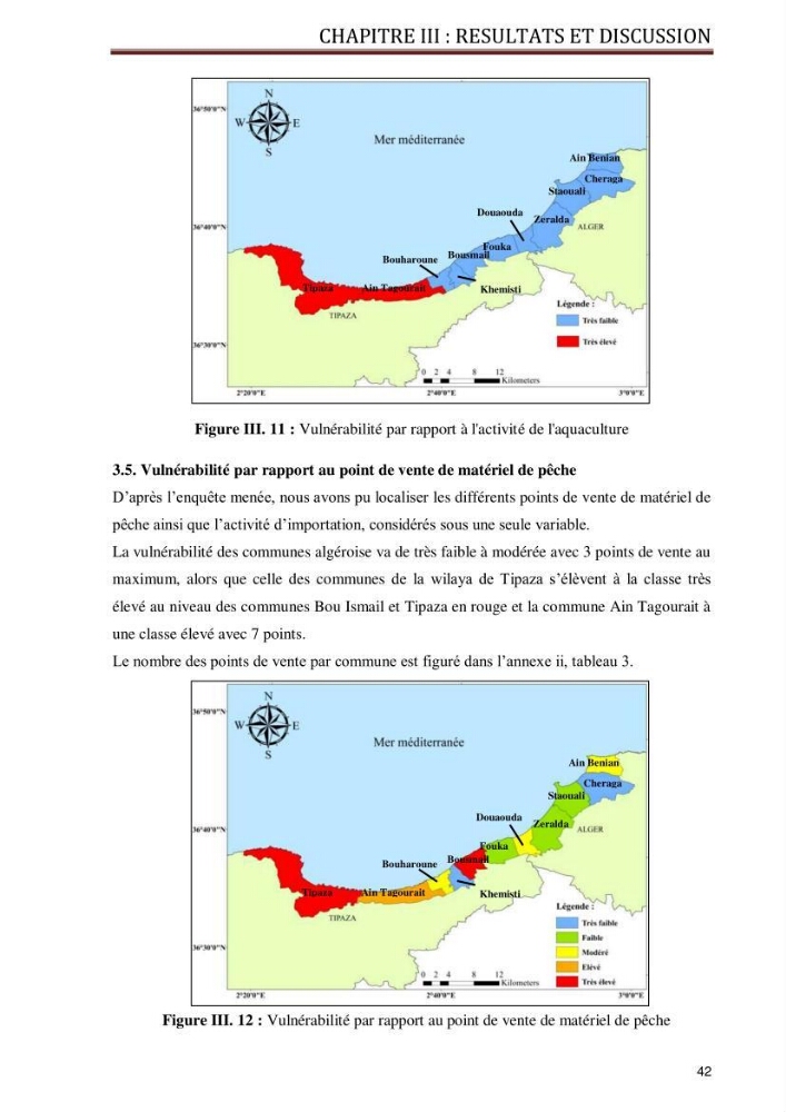Evaluation de la vulnérabilité socio-économique du secteur de la pêche face à une pollution potentielle par les hydrocarbures dans la baie de Bou-Ismail