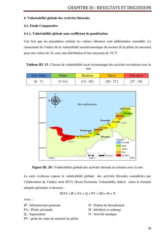 Evaluation de la vulnérabilité socio-économique du secteur de la pêche face à une pollution potentielle par les hydrocarbures dans la baie de Bou-Ismail