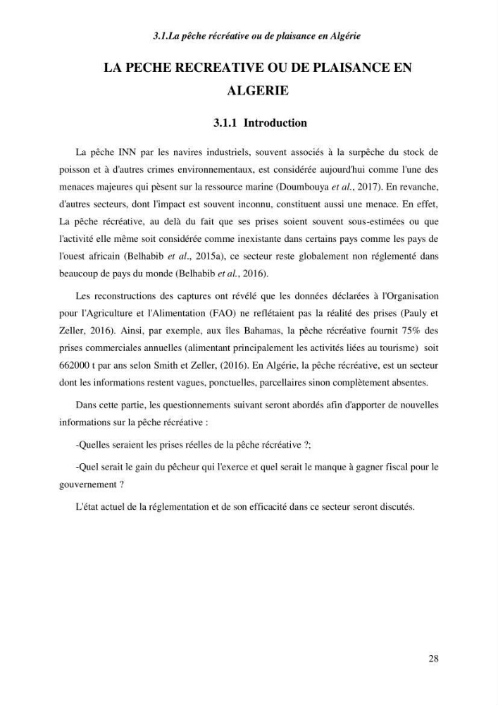Contribution a l\'étude de l\'impact des changements des paramètres du milieu et de la préssion de la pêche sur les Bio-ressources marines Algériennes: