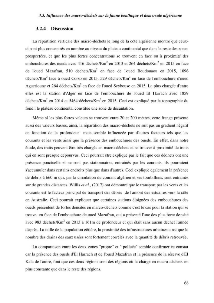 Contribution a l\'étude de l\'impact des changements des paramètres du milieu et de la préssion de la pêche sur les Bio-ressources marines Algériennes: