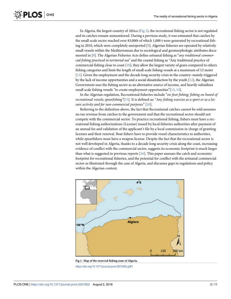 Contribution a l\'étude de l\'impact des changements des paramètres du milieu et de la préssion de la pêche sur les Bio-ressources marines Algériennes: