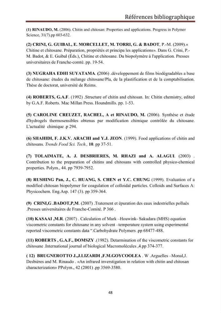 Mise au point d\'un protocole d\'extraction assistée aux micro-ondes du chitosane à partir de carapaces de crevettes