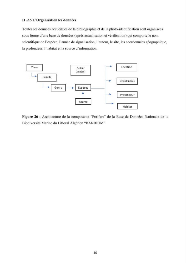 Elaboration d’un inventaire-référentiel national des Porifères de la côte algérienne