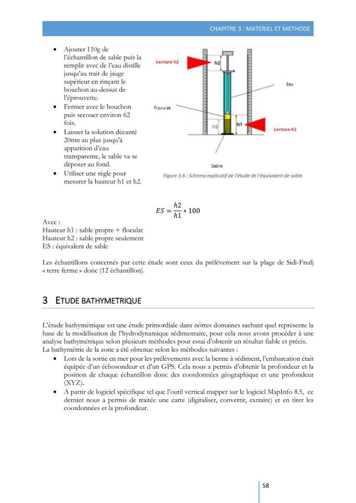 Modélisation de l\'hydrodynamique sédimentaire soumise à l\'action de la houle et des courants: Application à la côte de Sidi-Fredj