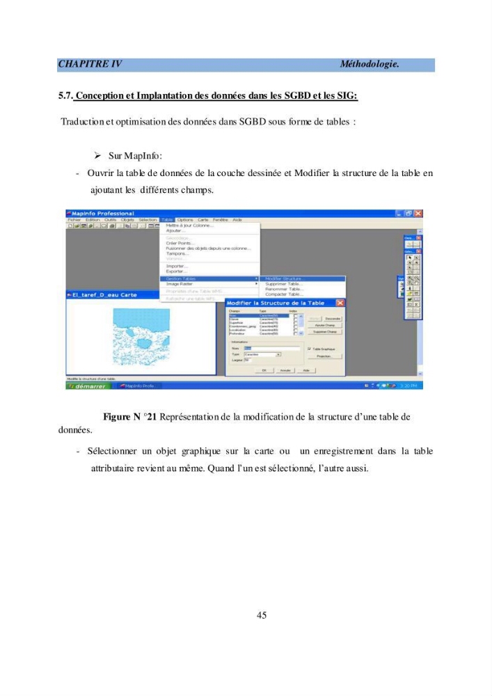 Une base de données SIG pour l\'aménagement d\'une zone côtière sensible