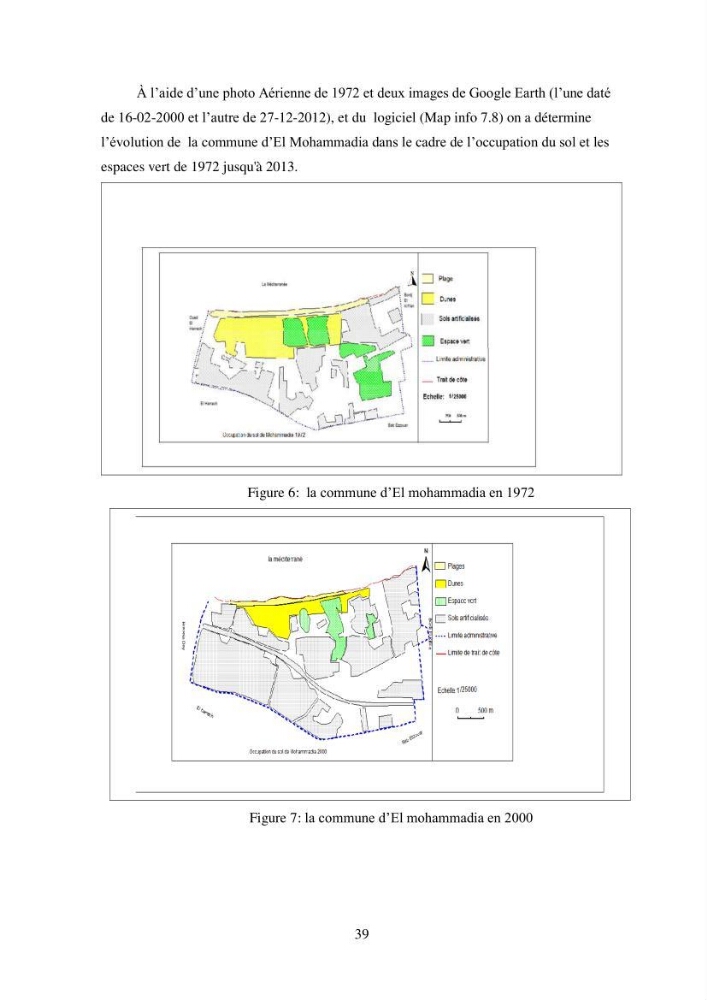 Profil de durabiblité d\'une zone cotiêre urbaine