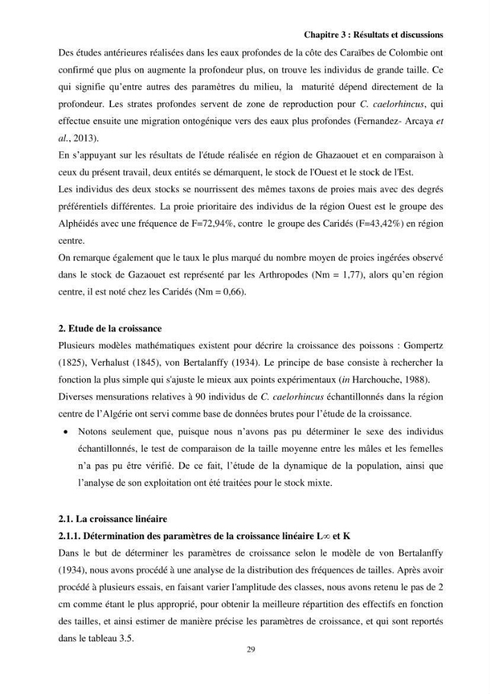 Valorisation d’une espèce de poisson issue des rejets de la pêche au niveau du port de Bouharoun biologie et exploitation de Coelorinchus caelorhincus (Risso, 1810)