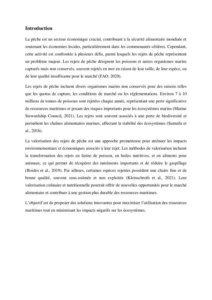 Valorisation d’une espèce de poisson issue des rejets de la pêche au niveau du port de Bouharoun biologie et exploitation de Coelorinchus caelorhincus (Risso, 1810)