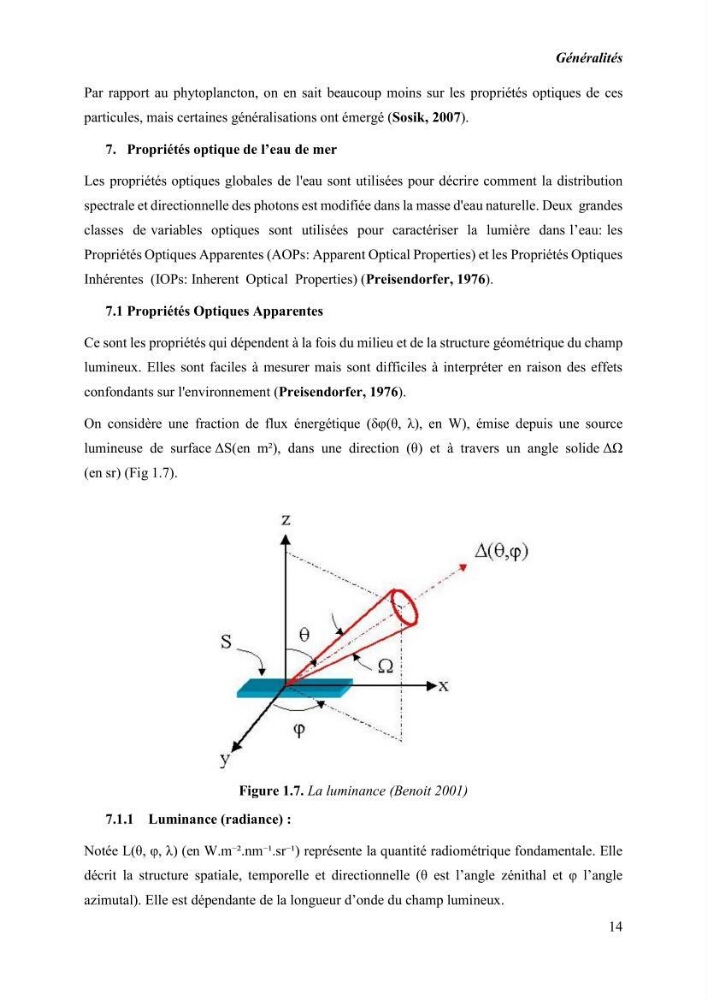 Modélisation du phytoplancton marin et des paramètres biologiques des zones côtières, outils et imagerie satellitale