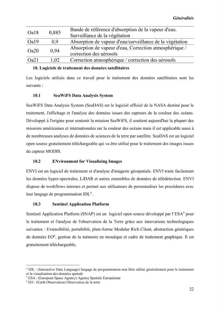 Modélisation du phytoplancton marin et des paramètres biologiques des zones côtières, outils et imagerie satellitale