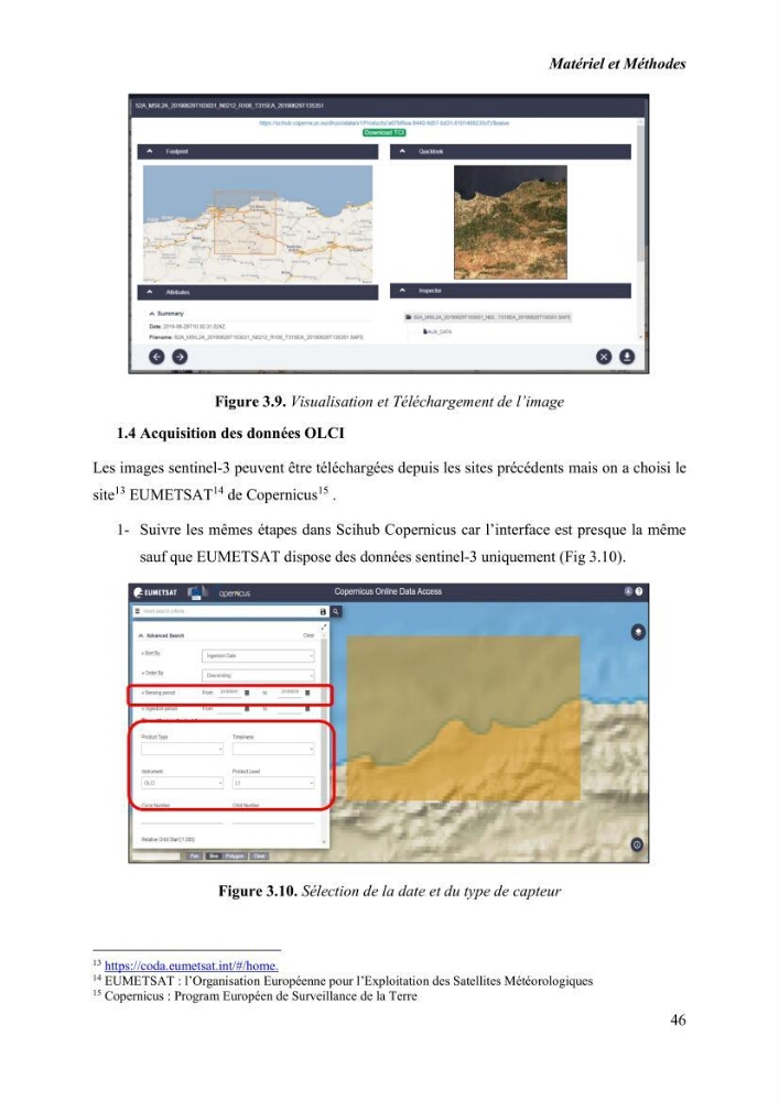 Modélisation du phytoplancton marin et des paramètres biologiques des zones côtières, outils et imagerie satellitale