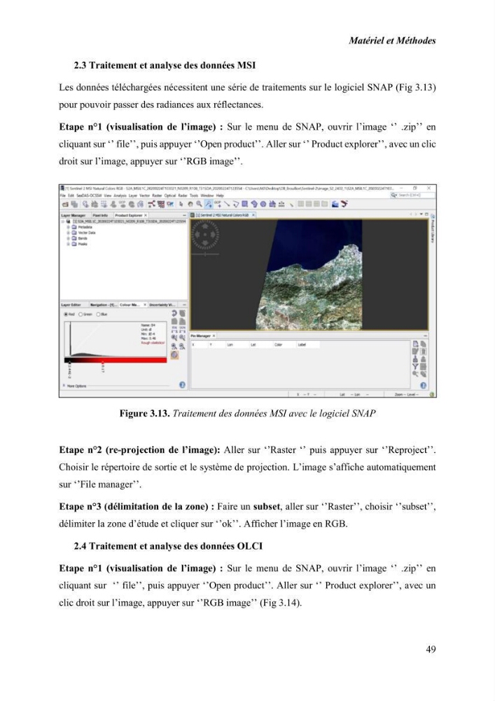 Modélisation du phytoplancton marin et des paramètres biologiques des zones côtières, outils et imagerie satellitale