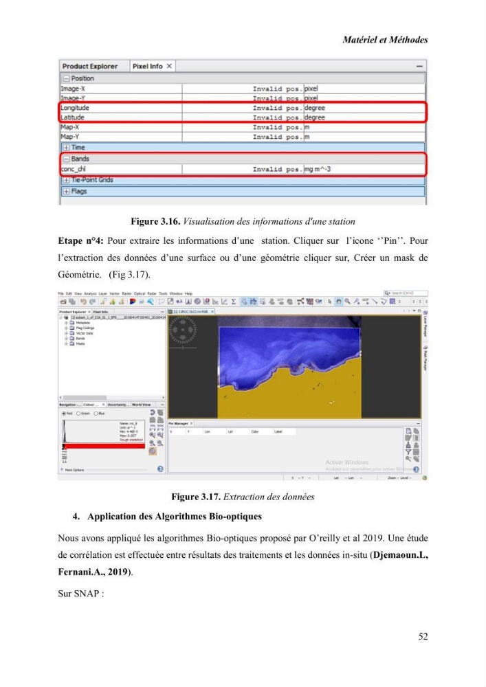 Modélisation du phytoplancton marin et des paramètres biologiques des zones côtières, outils et imagerie satellitale