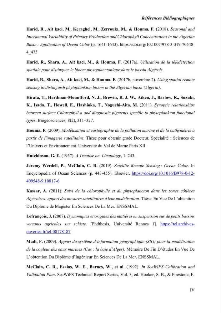 Modélisation du phytoplancton marin et des paramètres biologiques des zones côtières, outils et imagerie satellitale