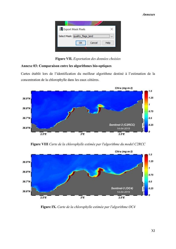 Modélisation du phytoplancton marin et des paramètres biologiques des zones côtières, outils et imagerie satellitale