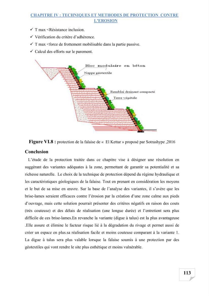Etude de protection du rivage d\'el kettar-cherchell
