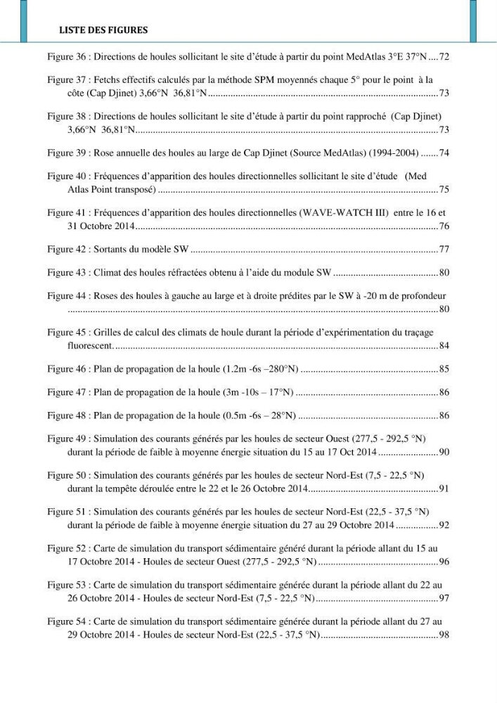 Etude hydro-sédimentaire a l\'avant côte de cap djinet wilaya de Boumerdes