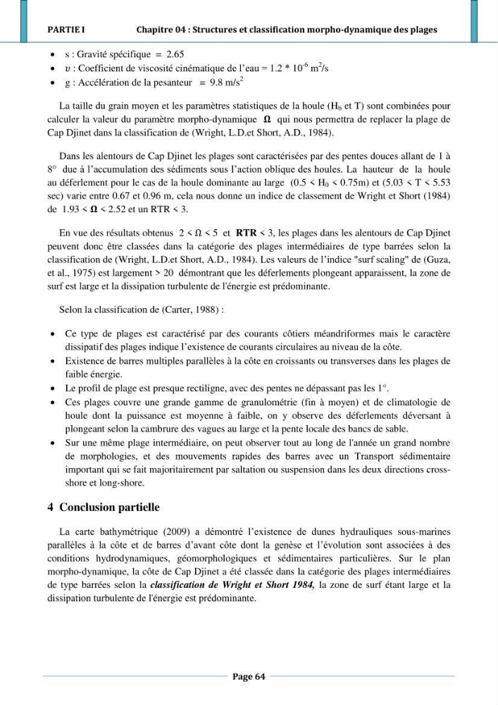 Etude hydro-sédimentaire a l\'avant côte de cap djinet wilaya de Boumerdes