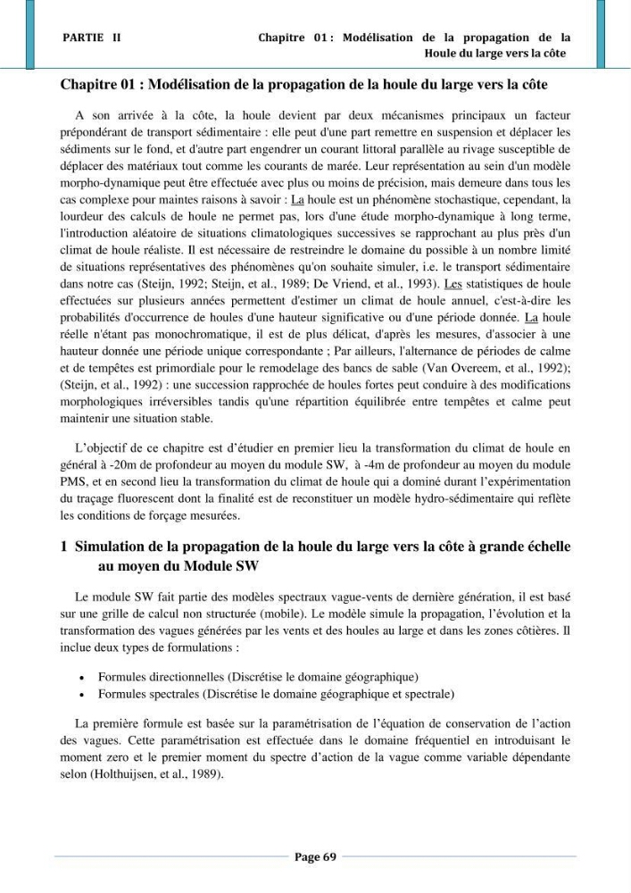 Etude hydro-sédimentaire a l\'avant côte de cap djinet wilaya de Boumerdes
