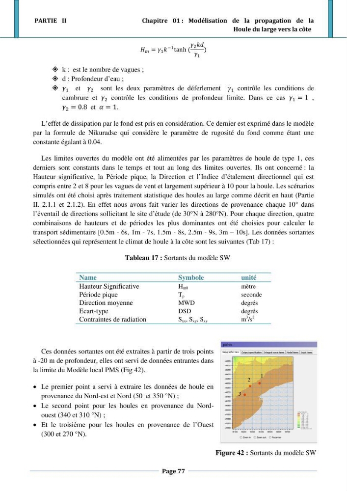 Etude hydro-sédimentaire a l\'avant côte de cap djinet wilaya de Boumerdes