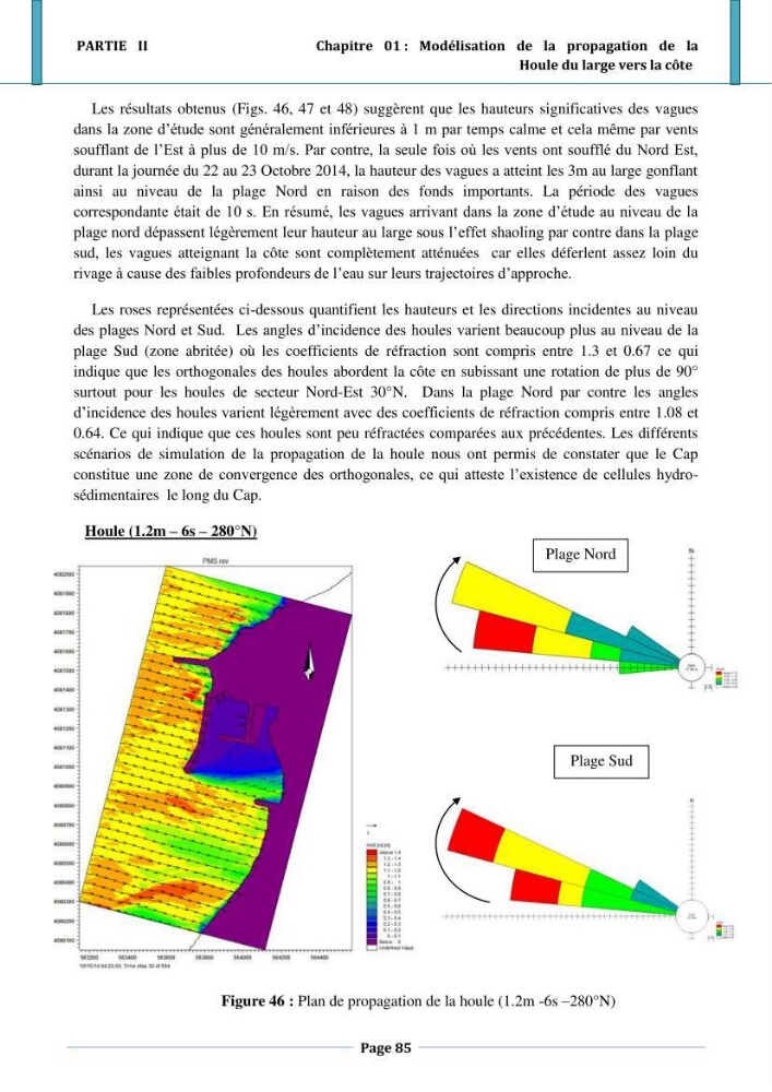 Etude hydro-sédimentaire a l\'avant côte de cap djinet wilaya de Boumerdes