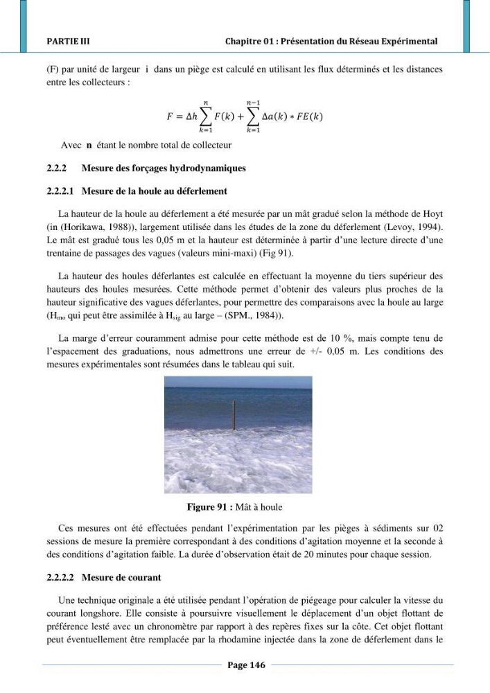 Etude hydro-sédimentaire a l\'avant côte de cap djinet wilaya de Boumerdes
