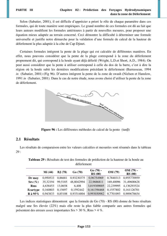 Etude hydro-sédimentaire a l\'avant côte de cap djinet wilaya de Boumerdes