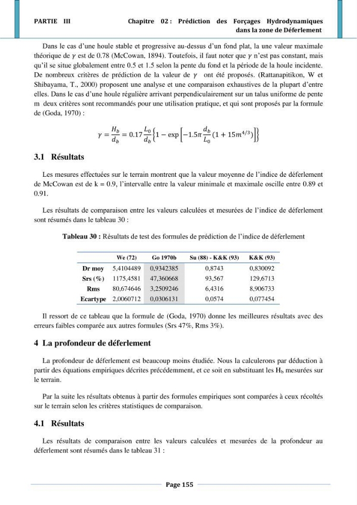 Etude hydro-sédimentaire a l\'avant côte de cap djinet wilaya de Boumerdes