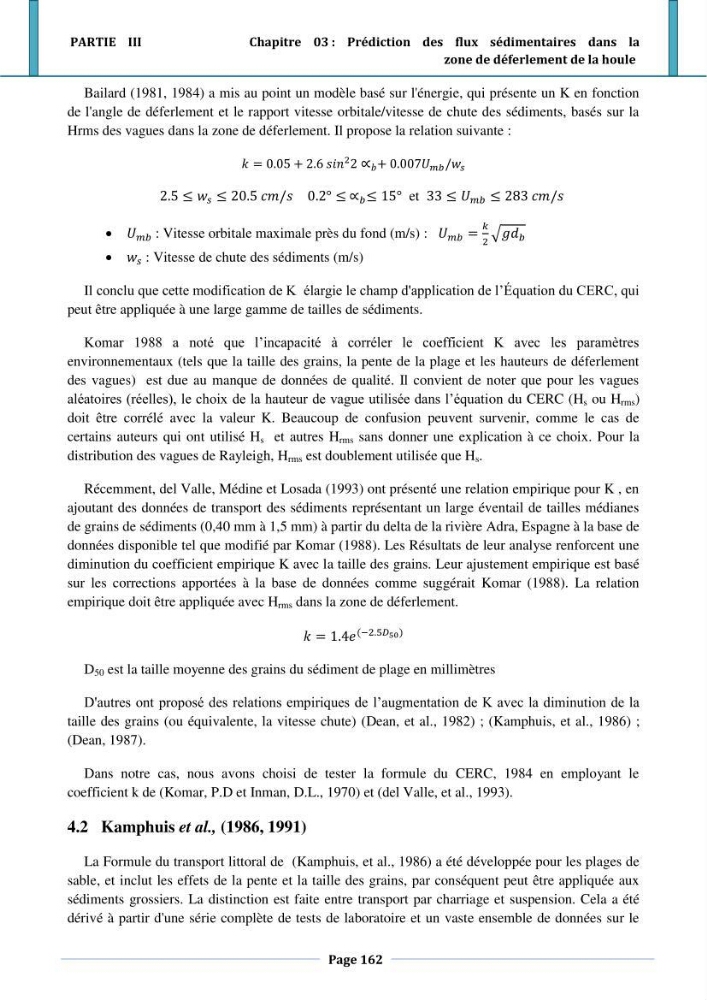 Etude hydro-sédimentaire a l\'avant côte de cap djinet wilaya de Boumerdes