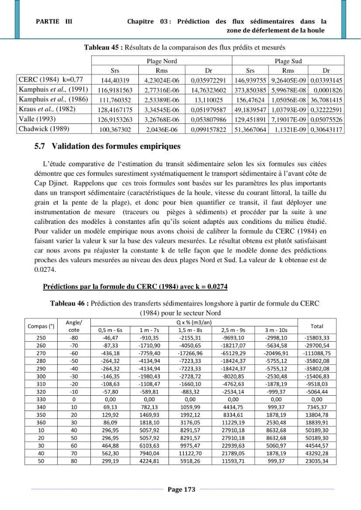Etude hydro-sédimentaire a l\'avant côte de cap djinet wilaya de Boumerdes