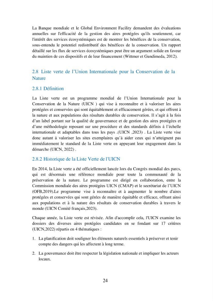 Suivi de la mise en oeuvre de la gestion intégrée de l\'aire marine et côtière protégée du mont Cheoua/Anses de Kouali et évaluation des critères requis pour sa candidature à la liste de lUICN