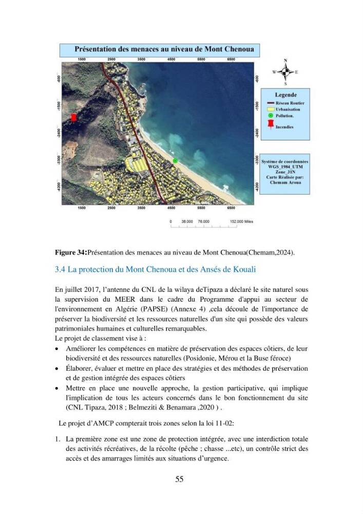 Suivi de la mise en oeuvre de la gestion intégrée de l\'aire marine et côtière protégée du mont Cheoua/Anses de Kouali et évaluation des critères requis pour sa candidature à la liste de lUICN