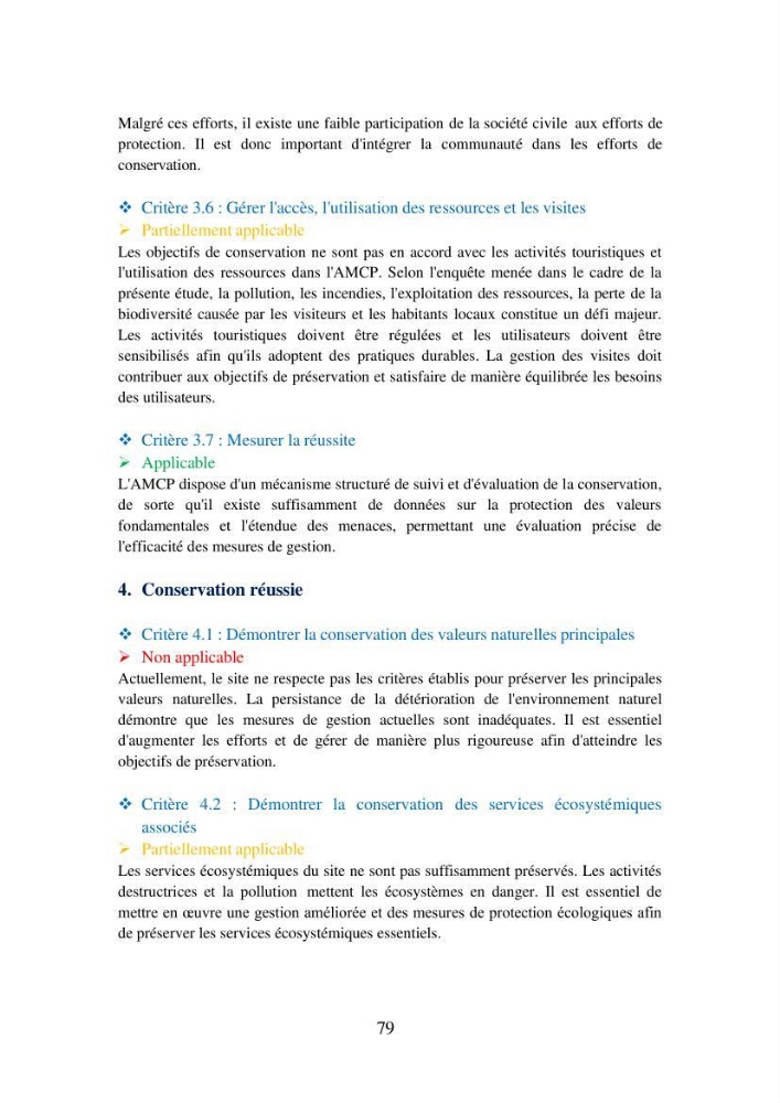 Suivi de la mise en oeuvre de la gestion intégrée de l\'aire marine et côtière protégée du mont Cheoua/Anses de Kouali et évaluation des critères requis pour sa candidature à la liste de lUICN