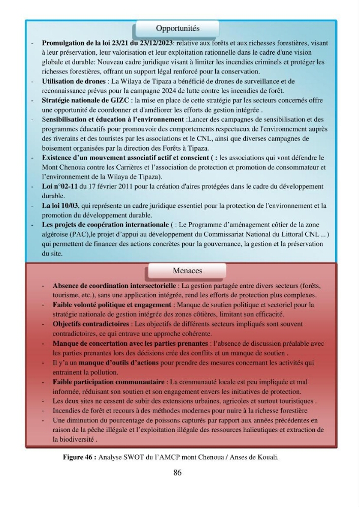 Suivi de la mise en oeuvre de la gestion intégrée de l\'aire marine et côtière protégée du mont Cheoua/Anses de Kouali et évaluation des critères requis pour sa candidature à la liste de lUICN