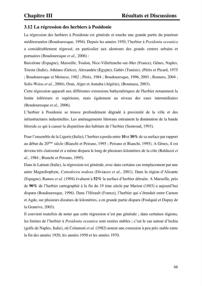 Distribution des herbiers et des espèces associées aux herbiers à Posidonia oceanica de la côte algérienne: