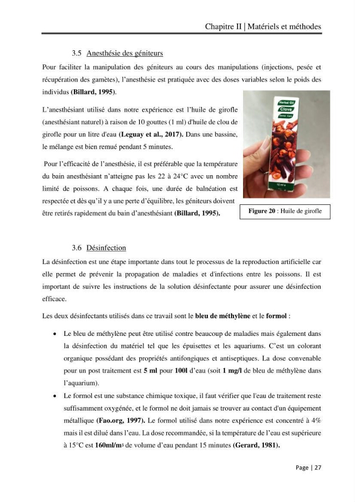 Maitrise et suivi de la reproduction artificielle et de l\'alevinage de la carpe koi (Cyprinus carpio carpio)